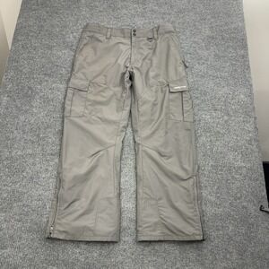 Arctix Snow Pants Mens Large Grey Cargo Insulated Winter Ski Outdoor Utility